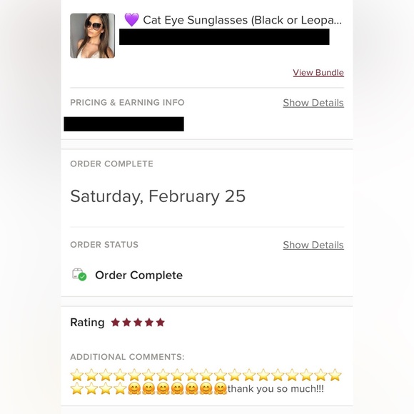 Leopard Cat Eye Sunglasses - Picture 9 of 10